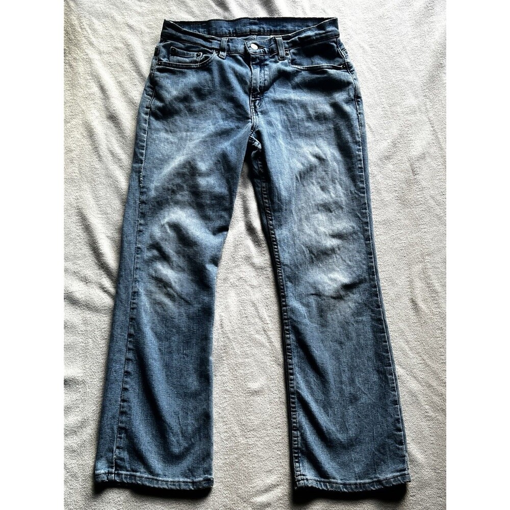 vintage Levi’s 515 Boot Cut Jeans Womens 8 Short Medium Wash Stretch Denim Y2K